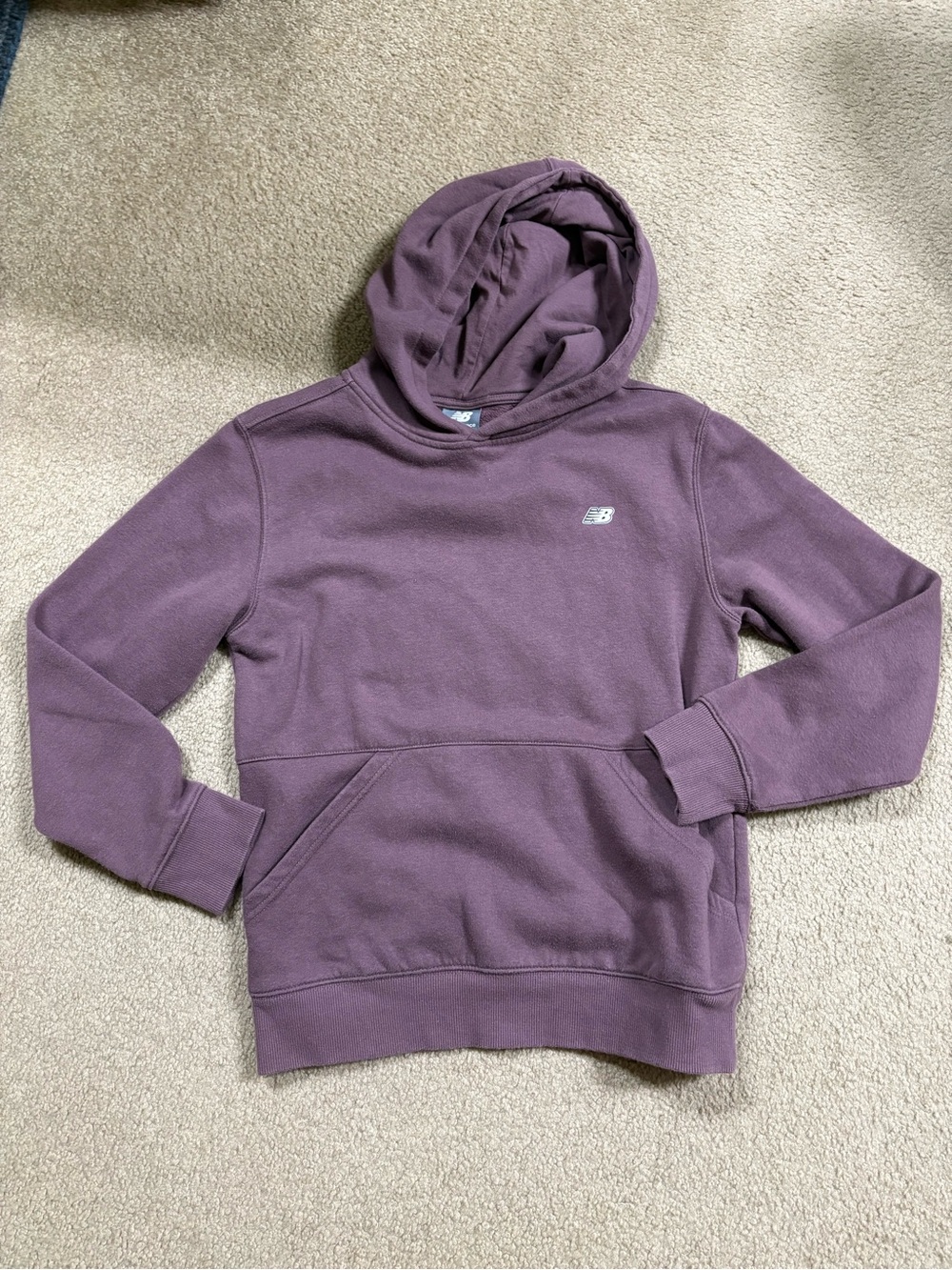 New Balance Boy’s Purple Crewneck Hoodie